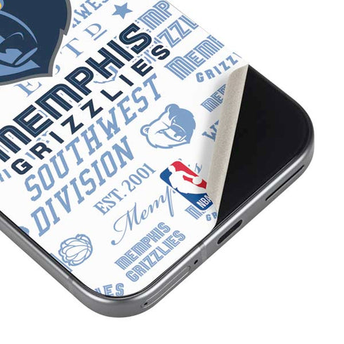 NBA Memphis Grizzlies Historic Blast Pixel 9 Pro XL Skin